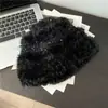 Bonito Sombrero de Pescador de Peluche de Gominola Pequeña para Mujer en Otoño e Invierno Cálido y a Prueba de Frío Sombrero de Lana Tejido Sombrero con Protección para los Oídos a Prueba de Viento