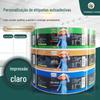 Etiquetas Adesivas Feitas Sob Medida de Fábrica, Embalagem, Impressão, Design de Acordo com Seus Desenhos e Amostras, Etiquetas Adesivas com Acabamento Espelhado