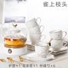 Cerâmica Creative bule de flores criativas ouro flor teabul terno vidro quente chá fogão leve luxo estilo japonês bule