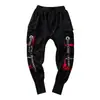Calça Cargo Funcional da Moda para Homens com Tiras Estilosas, Estilo Coreano Tendência Solta Street Hip-Hop Versátil Calça Harem