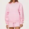Conjunto de sudadera de estilo europeo y americano para otoño/invierno para mujer, casual y de corte holgado, diseño deportivo, cárdigan con cremallera, grueso y cálido, conjunto de dos piezas