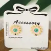 Distrito Lu Venta Caliente Pendientes para Mujer Suministro Pendientes de Engranajes con Goteo de Aceite Diseño de Nicho Pendientes Joker para Mujer Regalo Venta al por Mayor