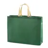 Bolsas de Tela No Tejida Portátiles en Stock con Acabado de Lujo, Personalizables con Impresión de Logo a Color, Bolsas de Tela No Tejida de Tamaño Grande para Ropa