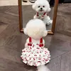 Lindo Vestido de Princesa de Verano para Gatos y Perros Pequeños como Bichón, Pomerania y Teddy; Ropa de Verano Ligera y Transpirable