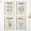 Caderno Fichário com Argolas A5/B5 Wengu, Caderno Espiralado, Caderno Destacável, Caderno de Lição de Casa, Planejador, Diário