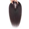 Postizo de Cabello Real, Postizo Tejido a Mano para la Parte Superior de la Cabeza, Postizo Sin Costuras para Mujeres, Postizo para Aumentar el Volumen del Cabello, Postizo Voluminoso