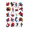 Tatuaje desechable de Spider-Man para niños, para fiestas de cumpleaños, transferencia al agua