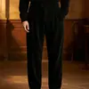 Calça Social Masculina de Veludo Cotelê Tamanho Europeu Transfronteiriça 2026, Calça Social Reta Casual Solta de Outono e Inverno, Calça Longa Masculina Vintage