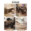 Escritorio de computadora de escritorio simple para dormitorio escritorio de estudiante escritorio para estudio en casa escritorio para adultos banco de trabajo rectangular