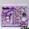Nuevo Set de Cuadernos de Gaviota de Dibujos Animados Combo de Papelería Linda para Chicas Pegatina Insignia Cuaderno Caja de Regalo