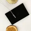 Colar Moda Estilo Coreano em Forma de U para Mulheres, Novo Design de Nicho Ins, Simples e Sofisticado, Corrente para Clavícula Versátil Tendência
