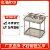 Mesa de Mahjong Mesa de Café Estante para Té Sala de Ajedrez y Cartas Máquina Especial de Mahjong Estante para Tazas de Agua Cenicero Mesa de Té Pequeña Mesa de Té para el Hogar