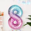 Ins Globo Digital de Aluminio con Película de Cielo Estrellado Soñador de 40 pulgadas Decoración de Escena para Fiesta de Primer Año de Bebé de Niños
