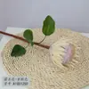 Tela de Seda Artificial de Nuevo Estilo, Flores Decorativas para el Hogar de Estilo Chino y Europeo con Colores Vibrantes, Gama Completa de Colores, Flores Grandes de Terciopelo