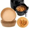 Fabricante de Papel para Freidora de Aire Platos de Picnic Papel para Freidora de Aire de 6 Pulgadas Base de Bandeja Japonesa Base de Bandeja Papel para Hamburguesa