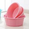 Tazón de plástico de color caramelo duro engrosado Tazón para lavar los pies Lavar los pies Lavabo para lavar verduras Plástico 36cm