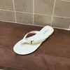 Moda de Verano Mandago~ Sandalias de Tanga Planas con Hebilla de Cinturón Minimalista Estilo Coreano