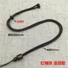 Collar con Cordón Tejido de Jadeíta Jade Hetian Colgante de Jade Colgante Cuerda Gruesa Palo de Rosa Xiangyun Cuerda de Cuenta Barril de Madera