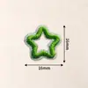 Parches Bordados de Corazón Hueco de Colores y Estrella de Cinco Puntas para Ropa y Bolsos Decoración DIY Parche Bordado por Computadora Fabricante