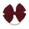 2247 Diadema de Lazo de Amazon para el Cabello, Diadema de Nylon Tejido para Bebé, Accesorios para el Cabello para Niños Europeos y Americanos, Venta al por Mayor