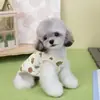 Ropa para Perros Otoño e Invierno Chaleco Cálido Acolchado de Algodón para Ropa de Casa para Gatos y Perros, Teddy Bichon 25 Chaleco de Algodón para Bebé con Abertura Trasera