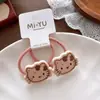 Versión Coreana Rosa Dulce Kt Niña Flequillo Pinza BB Versátil Linda Pinza para el Pelo Lateral de Niños Cuerda para el Pelo con Lazo