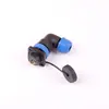 Conector Impermeable IP68 Enchufe de Aviación Hembra y Macho Tipo Soldado Acoplamiento Enchufe Industrial Latón Enchufe Chapado en Oro