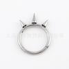 Argola de Nariz de Titânio G23 Septo Nasal Piercing de Nariz Joia de Piercing Liga de Titânio Anodizado Cone Pontiagudo Não Convencional