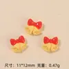 Mini Navidad Dibujos Animados Lindos Hechos a Mano DIY Accesorios para Joyería Pegamento de Crema Resina Pequeños Accesorios Material para Uñas Paquete