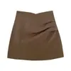 Falda plisada irregular Black Milk para mujer, adelgazante, Otoño 2026, Nueva moda para mujer, Falda corta de chica picante retro