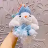 Celebridad de Internet Dibujo Animado Peluche Vestido de Princesa Conejo de Orejas Largas Llavero Conejo Disfrazado Lindo Colgante para Bolso Pequeño Regalo