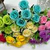 Flores Artificiais Rosas Decoração de Casa Projeto de Evento Cenário de Exibição Layout de Cena Materiais para Arranjo de Flores de Casamento Fabricante Atacado