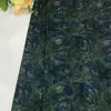 Encanto antiguo textura de pintura al óleo toda la seda tela estampada Xiangyunsha retro Qipao Hanfu vestido falda bolsa tela floral