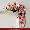 Decoração de Quarto de Casamento Enfeites Pendurados para a Porta do Quarto do Noivo com Flores Artificiais para Decoração de Canto da Porta do Quarto da Noiva Usando Flores Artificiais