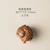 Colgante de Madera de Durazno Pez de la Fortuna Pulsera Tejida a Mano DIY Collar Cuentas Budistas Accesorios para Cuerda de Mano