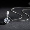 Collar con colgante clásico coreano para mujer, joyería transfronteriza con microincrustaciones de circonitas, chapado en oro, venta al por mayor