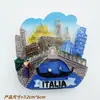 Resina Venecia Italiana Cultural y Creativo Imán de Nevera Recuerdo de Viaje Creativo Adhesivo Magnético Artesanía Recuerdo
