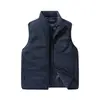 Chaleco de Algodón con Cuello Alto para Otoño e Invierno, Chaleco Casual al Aire Libre para Pareja, Chaleco Exterior Deportivo de Algodón