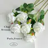 Flores Artificiais Rosa Gelo Triturado Estilo Ins Atacado Rosas Azuis Decoração de Sala de Estar Dia dos Namorados Flores Falsas Arranjo de Cena para Salão de Casamento