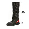6118-6 9CM Botas Longas Aumentadoras de Altura para Mulheres Baixas, Novo Modelo 2026, Botas de Cavaleiro, Botas para Calças Femininas