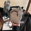 Comercio Exterior Lona Japonesa Bolsa Pequeña Mujer 2025 Nueva Casual Simple Hombro Cruzado Bolsa Niche Moda Bolsa para Teléfono Móvil