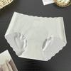 Ropa Interior Femenina Sin Costuras de Tacto Fresco Nuevo Verano Malla Fina Transpirable Pantalones Cortos de Malla Leche Seda Bragas Triángulo Algodón Puro Entrepierna