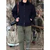Chaqueta Retro Americana Detroit Carhartt Workwear Primavera Versátil Color Sólido Lona Solapa Lavada Abrigo