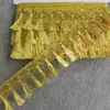 6cm Dourado Prata Renda Borla Cortina Borla Inferior Tecido de Renda Decoração Casamento Renda Acessórios