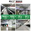 Malla Sombreadora Engrosada HDPE Material Nuevo Malla Sombreadora Negra Invernadero Agrícola Huerto Azotea Balcón Rollo Completo Malla de Protección Solar
