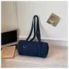 Bolsa Jeans Retrô Estilo Harajuku Japonês para Mulheres, Nova Bolsa Almofada de Grande Capacidade, Bolsa de Ombro Casual Leve, Bolsa de Aula