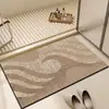Alfombrilla de Baño de Barro de Diatomeas Estilo Wabi-Sabi, Absorbente para Baño, Secado Rápido, Alfombrilla Antideslizante para Pies, Alfombrilla Resistente a Manchas para Puerta de Baño y WC