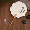 Kit de Pintura DIY con Texto, Adecuado para Puestos Callejeros y Mercados Nocturnos, Incluye Materiales para Abanico Redondo de Pintura a Tinta sobre Papel de Arroz, Hecho a Mano al por Mayor