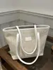 Bolso tote tejido para mujer, bolso de hombro de gran capacidad, nuevo bolso versátil casual para el día a día 2025