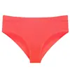 Bragas Sexy de Talla Grande Transfronterizas de Cintura Media Sin Costuras Estilo Puro Deseo Fitness Deporte Ropa Interior para Mujer Hilo Color Sólido Tanga